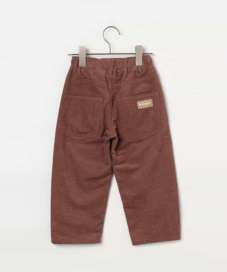 燈芯絨寬鬆直筒褲