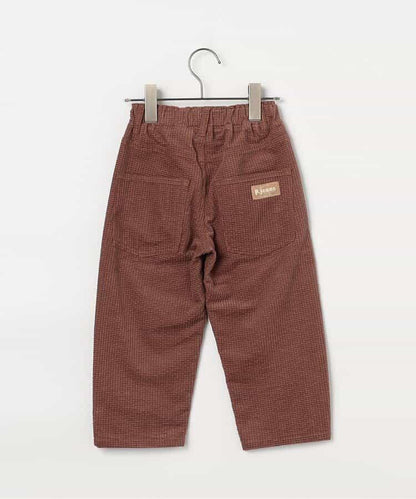 燈芯絨寬鬆直筒褲