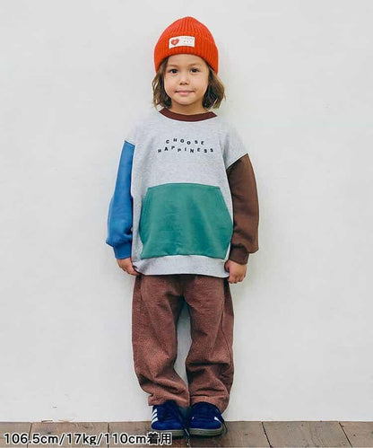 燈芯絨寬鬆直筒褲