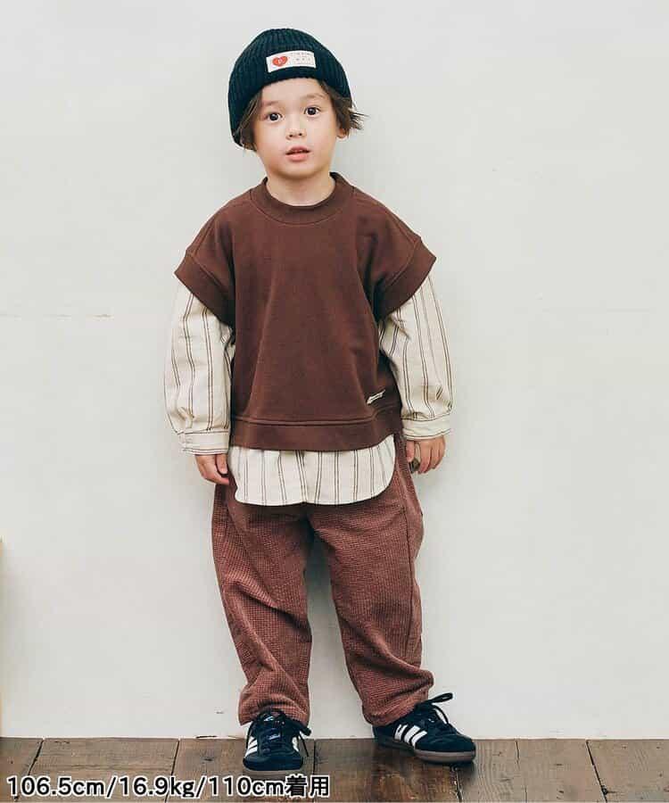 燈芯絨寬鬆直筒褲