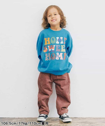 燈芯絨寬鬆直筒褲