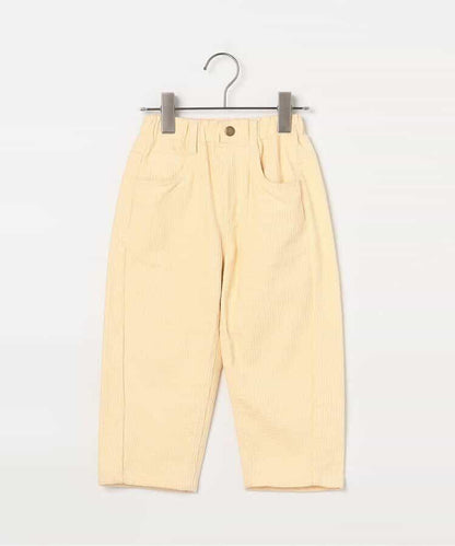 燈芯絨寬鬆直筒褲