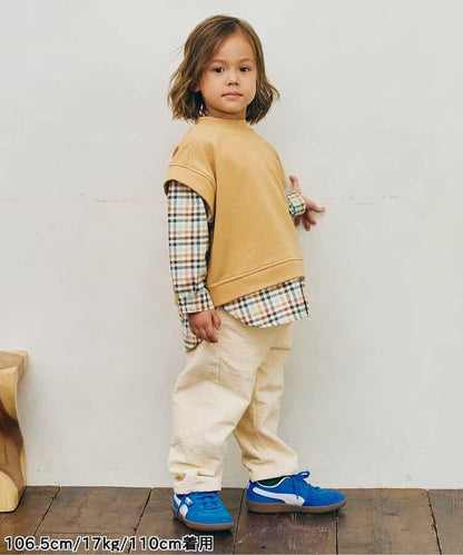 燈芯絨寬鬆直筒褲