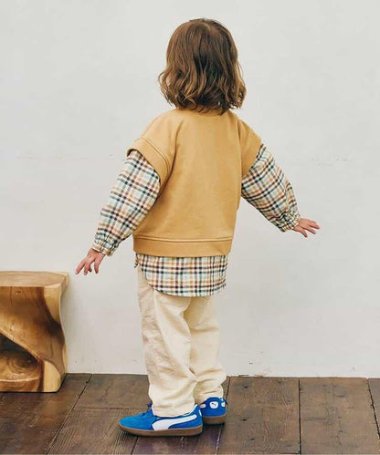 燈芯絨寬鬆直筒褲