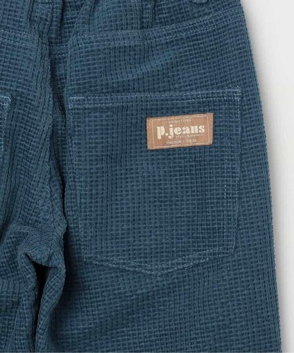 燈芯絨寬鬆直筒褲