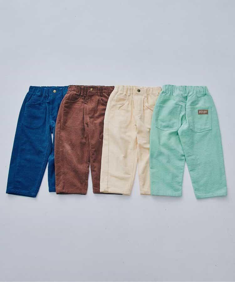 燈芯絨寬鬆直筒褲