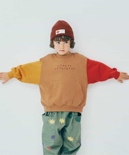 徽標刺繡口袋衛衣