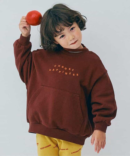 徽標刺繡口袋衛衣