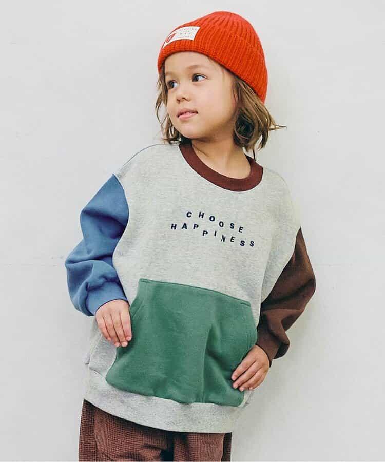 徽標刺繡口袋衛衣