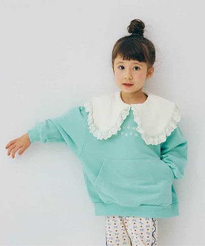 徽標刺繡口袋衛衣