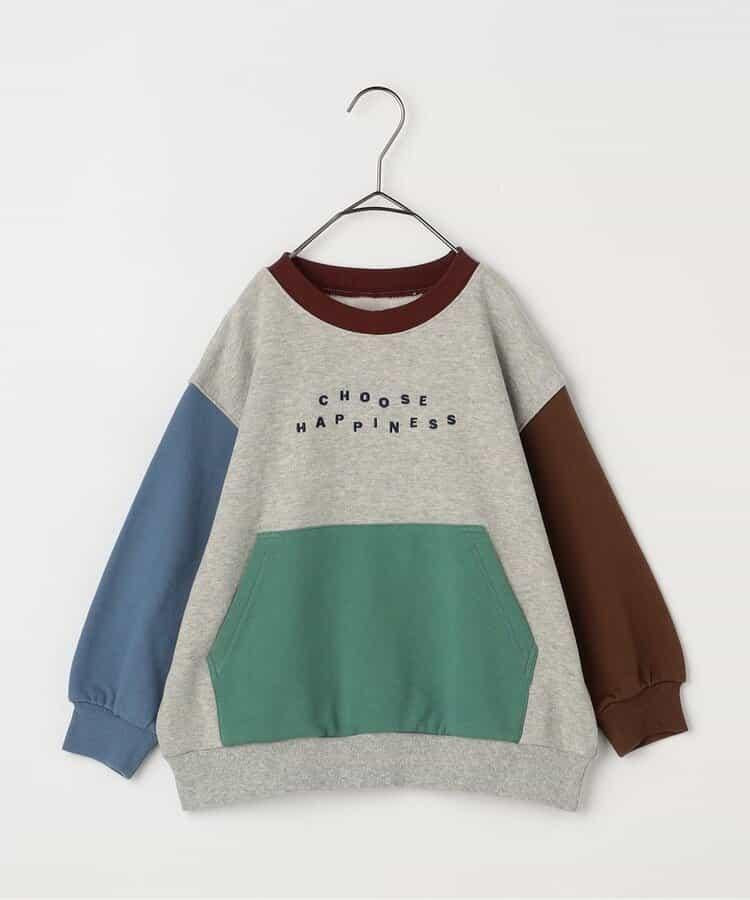 徽標刺繡口袋衛衣