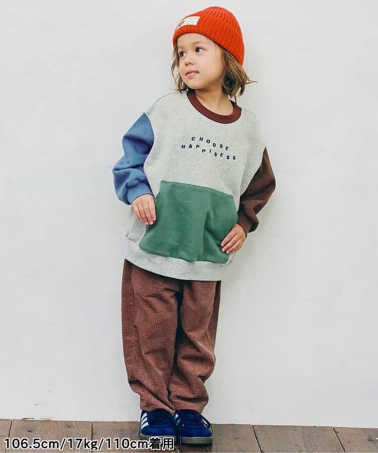 徽標刺繡口袋衛衣