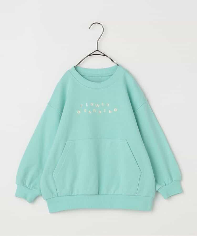 徽標刺繡口袋衛衣