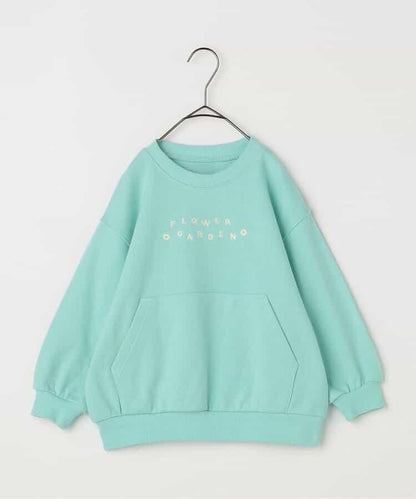 徽標刺繡口袋衛衣