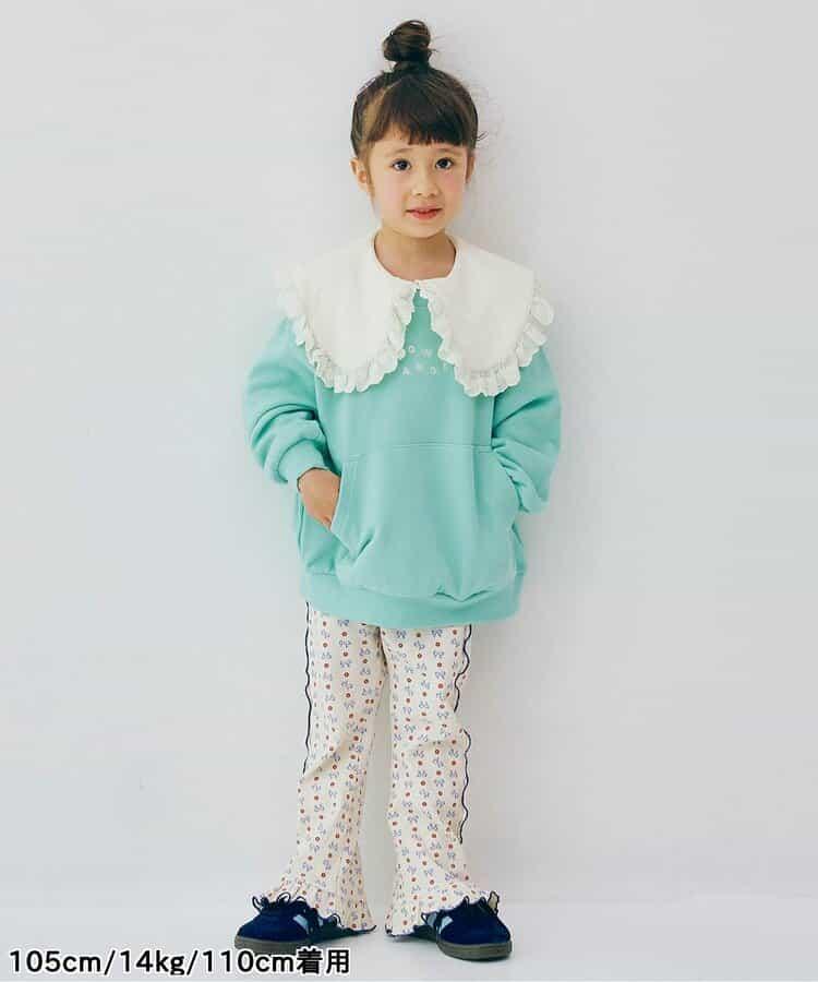 徽標刺繡口袋衛衣