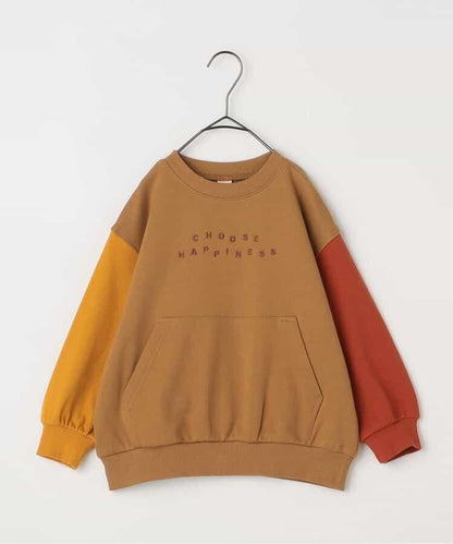 徽標刺繡口袋衛衣