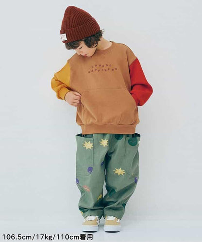 徽標刺繡口袋衛衣