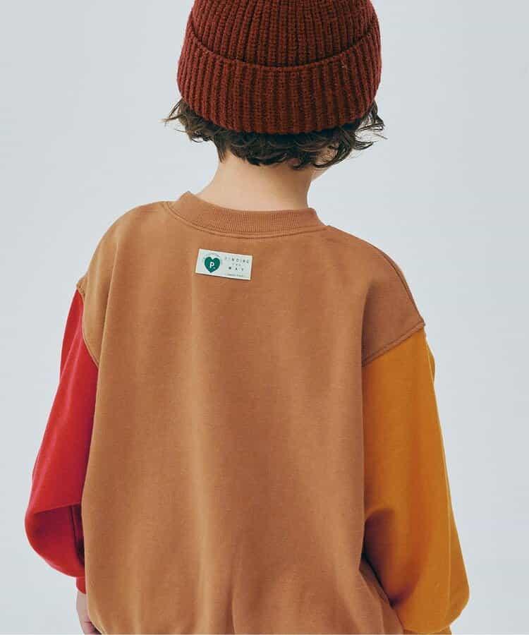 徽標刺繡口袋衛衣