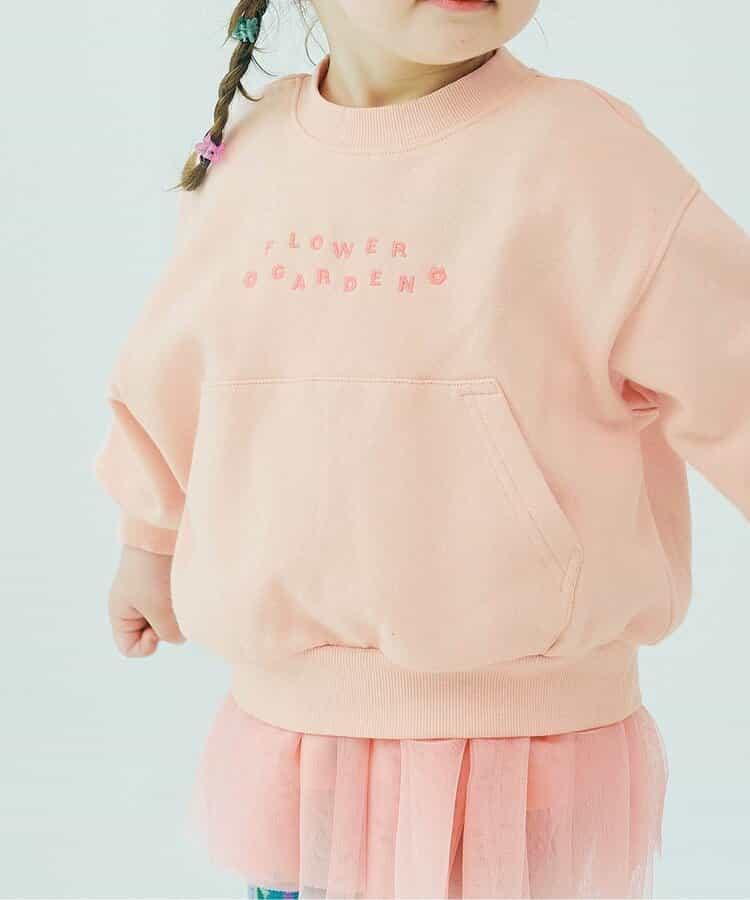 徽標刺繡口袋衛衣