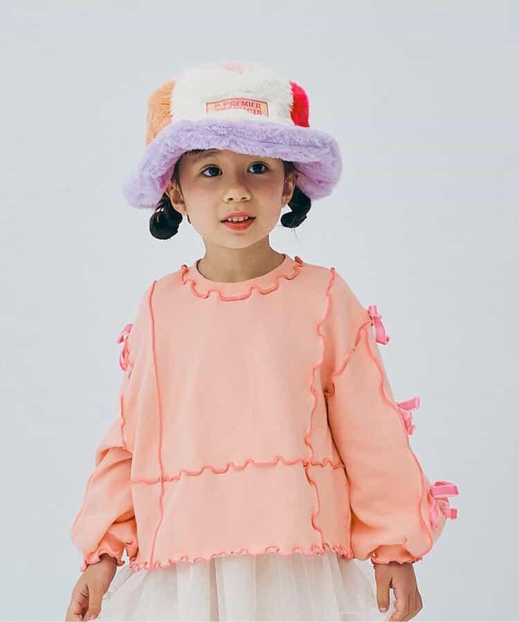 多彩柔和蝴蝶結衛衣