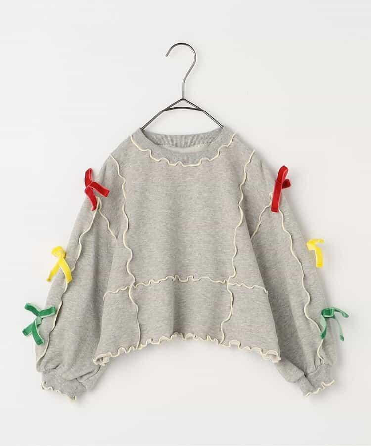 多彩柔和蝴蝶結衛衣