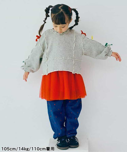 多彩柔和蝴蝶結衛衣