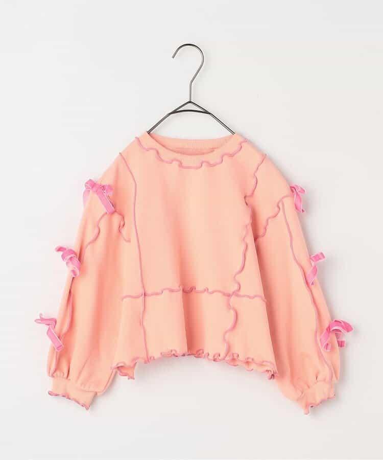 多彩柔和蝴蝶結衛衣