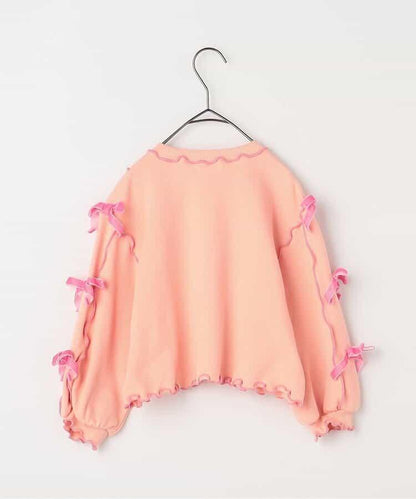 多彩柔和蝴蝶結衛衣