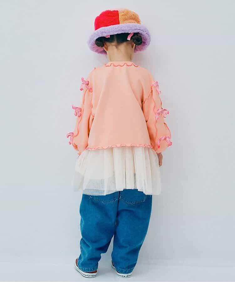 多彩柔和蝴蝶結衛衣