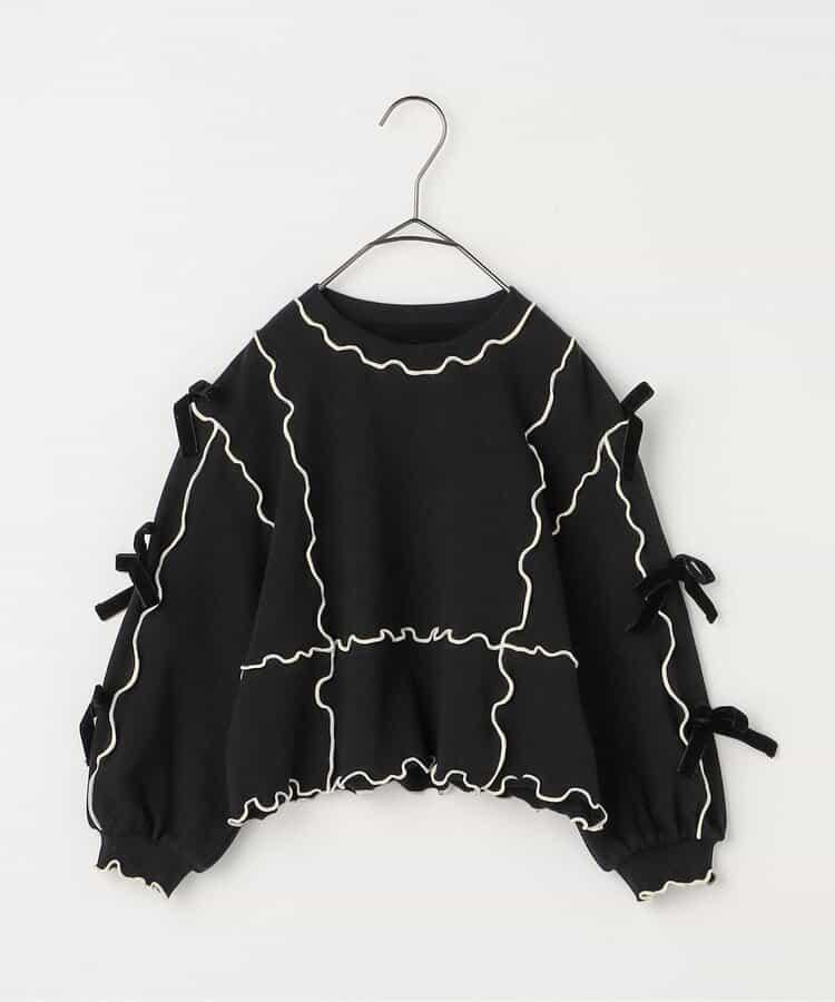 多彩柔和蝴蝶結衛衣