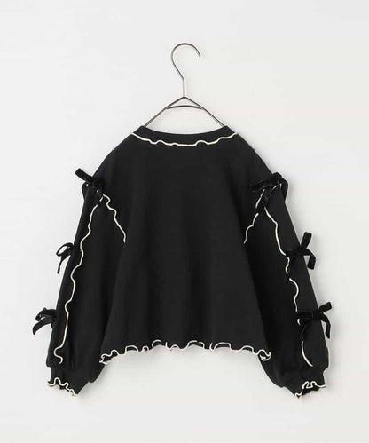 多彩柔和蝴蝶結衛衣