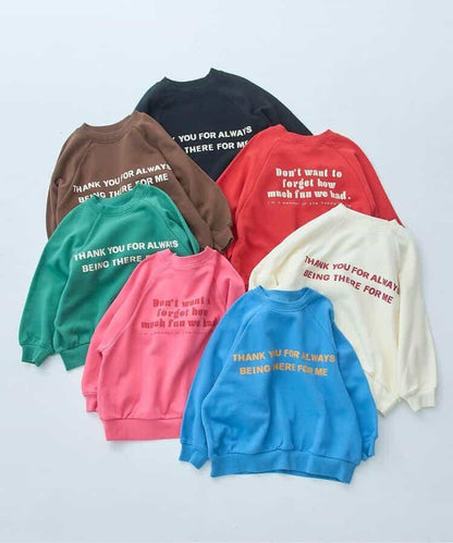 適合全家穿著的多色可選LOGO衛衣 親子款