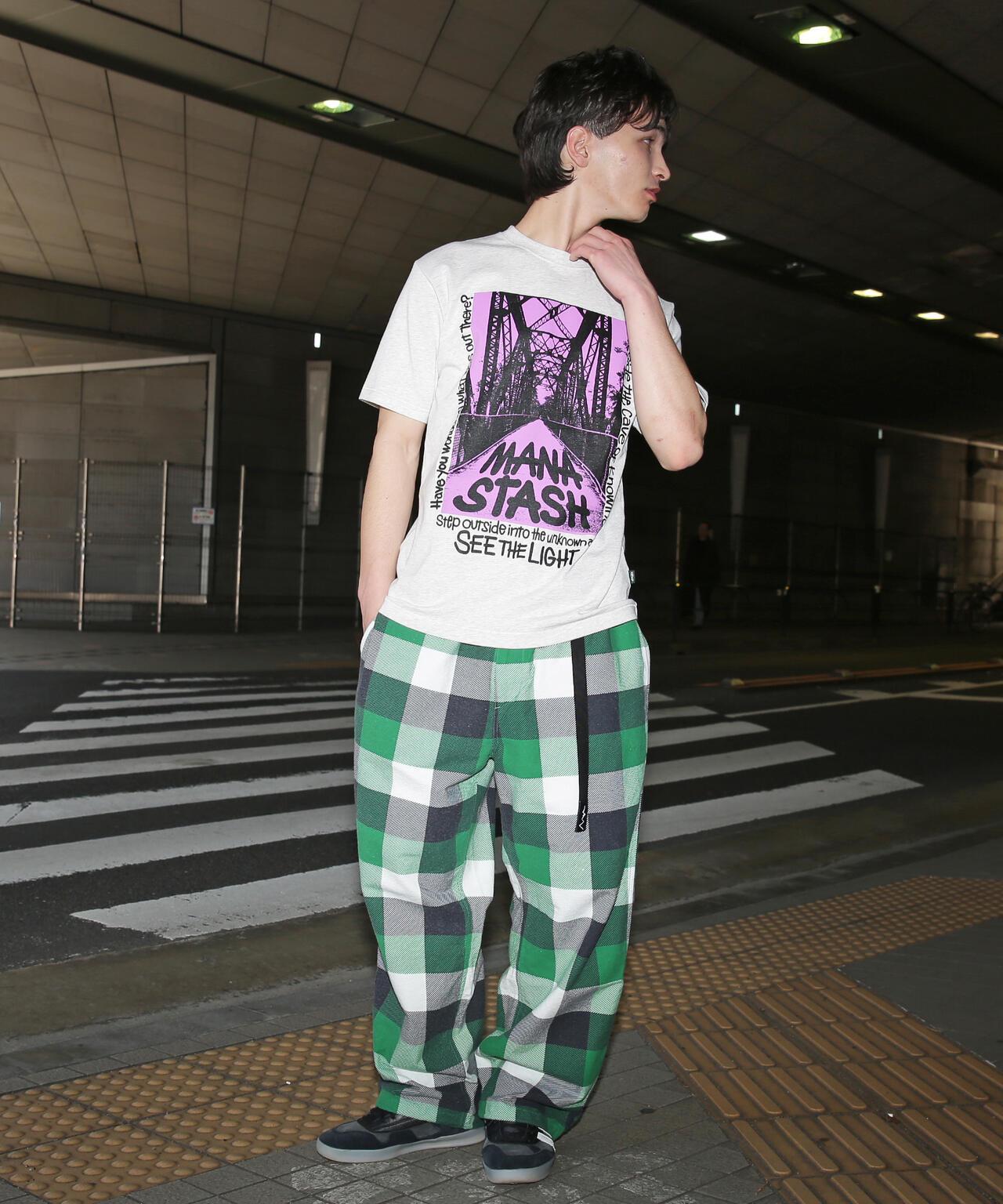 MANASTASH/HEMP TEE TRESTLE 大麻纖維短袖T恤