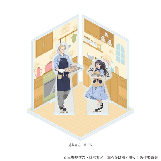 薰香之花傲然綻放 亞克力場景擺件01/紡凜太郎&和慄薰子（新繪插畫）
