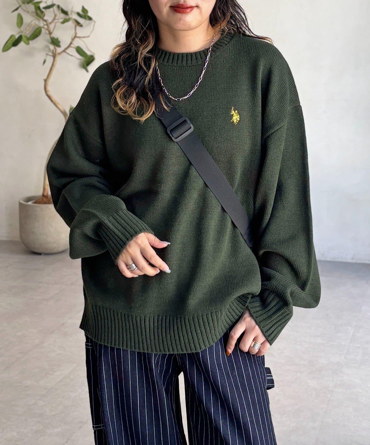 【U.S. POLO ASSN.】圓領針織衫