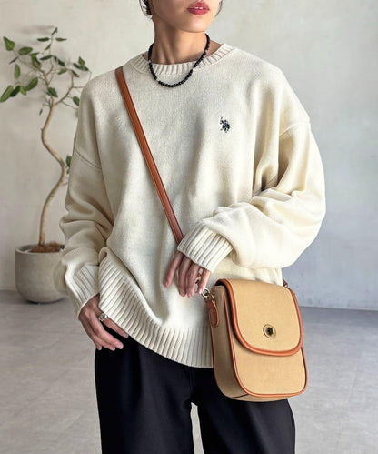 【U.S. POLO ASSN.】圓領針織衫