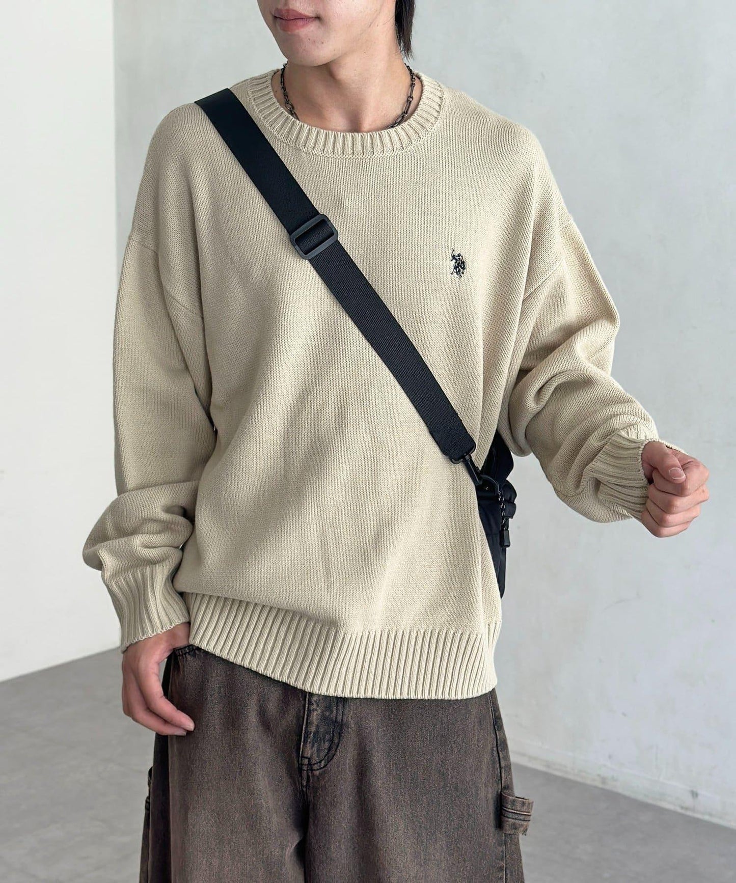 【U.S. POLO ASSN.】圓領針織衫