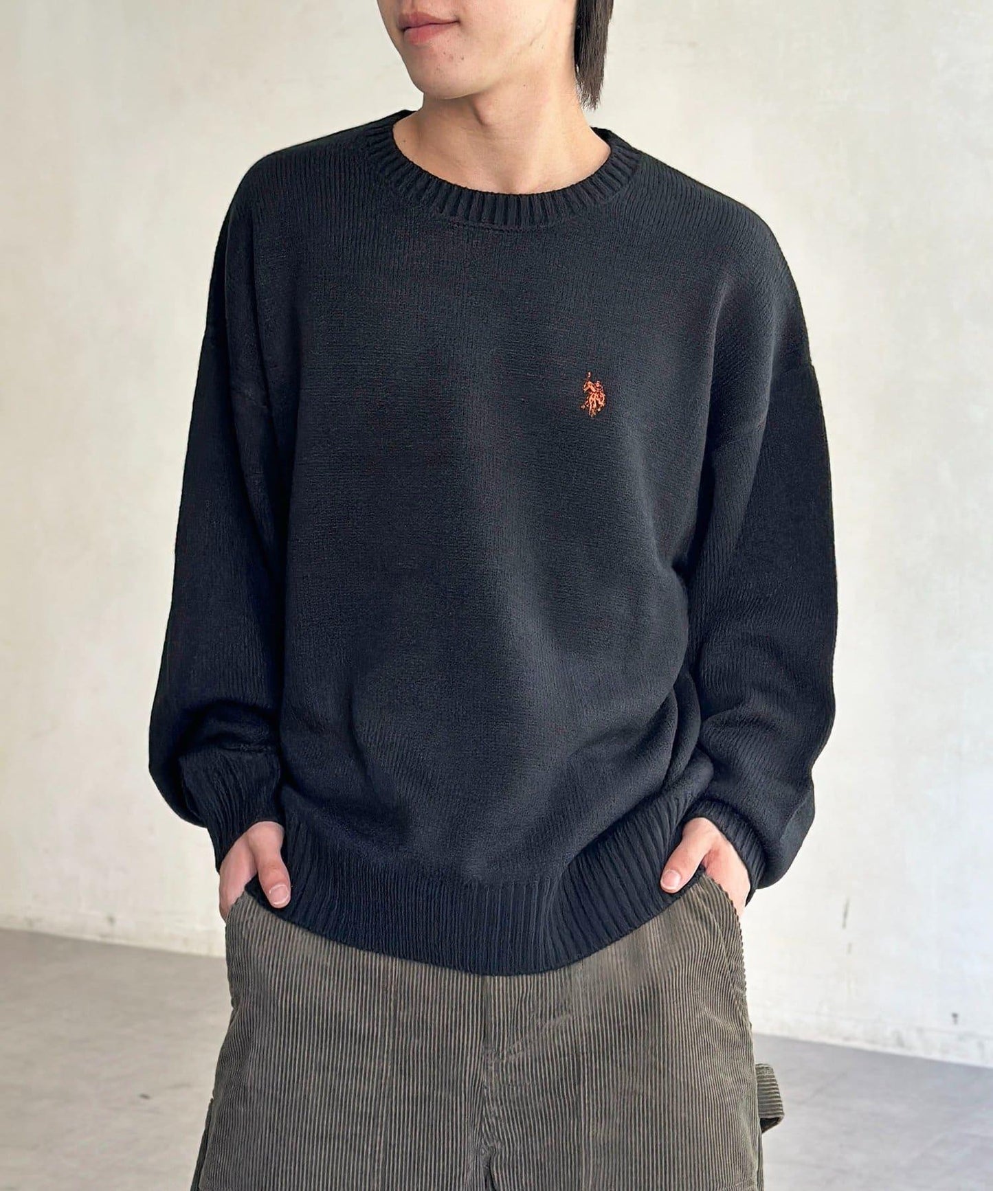 【U.S. POLO ASSN.】圓領針織衫