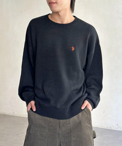 【U.S. POLO ASSN.】圓領針織衫