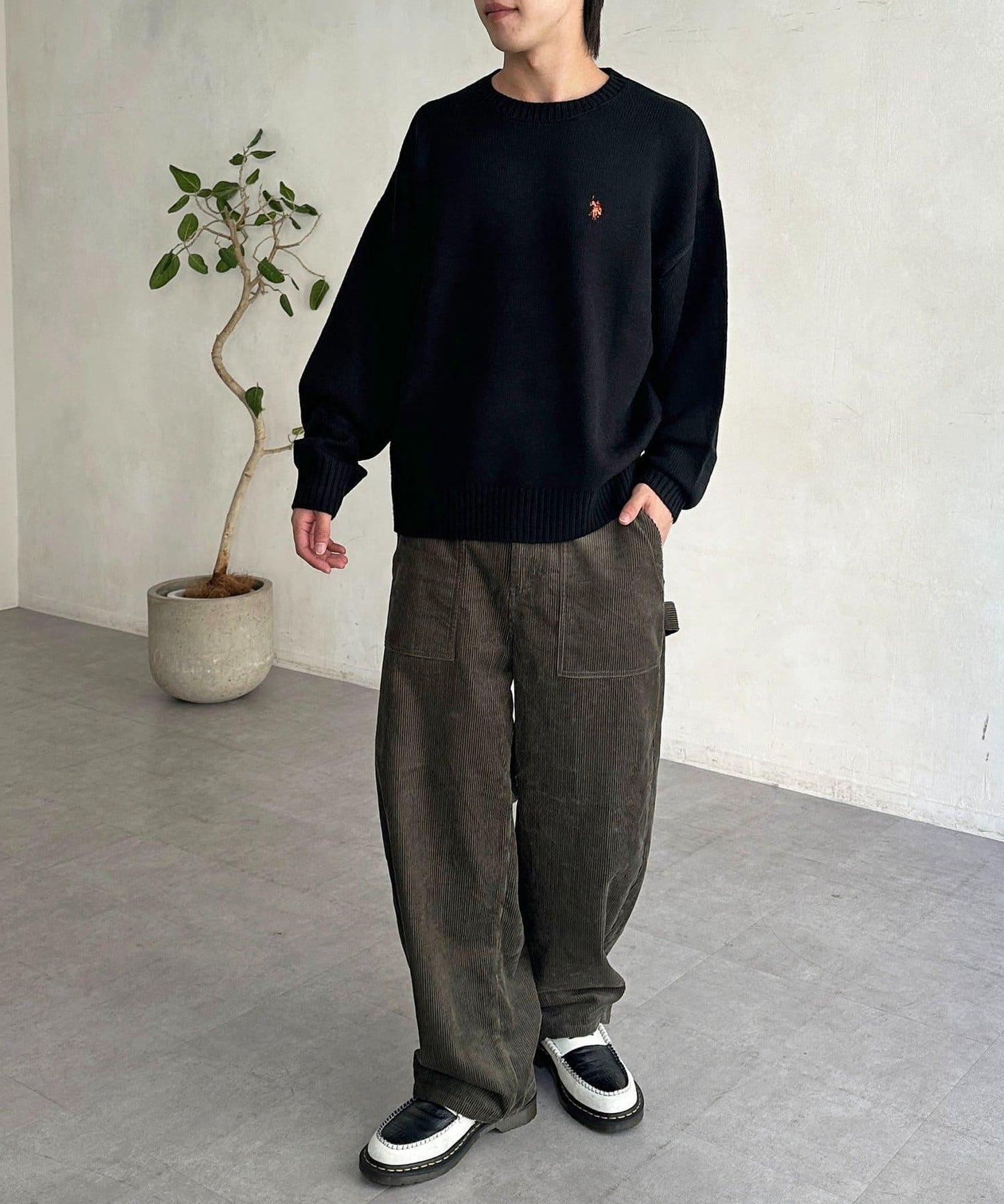 【U.S. POLO ASSN.】圓領針織衫