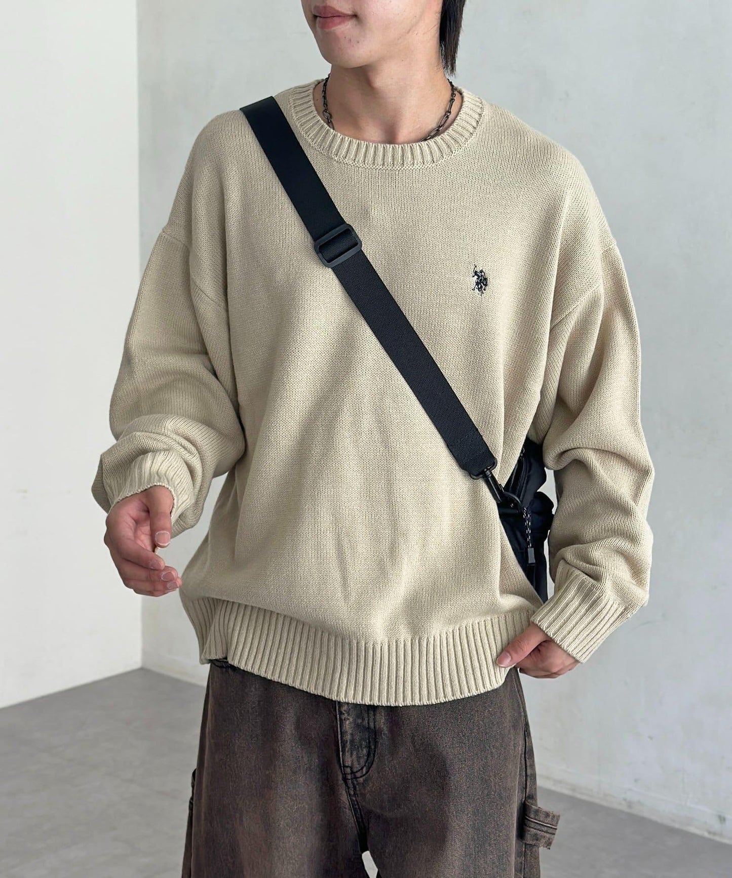 【U.S. POLO ASSN.】圓領針織衫