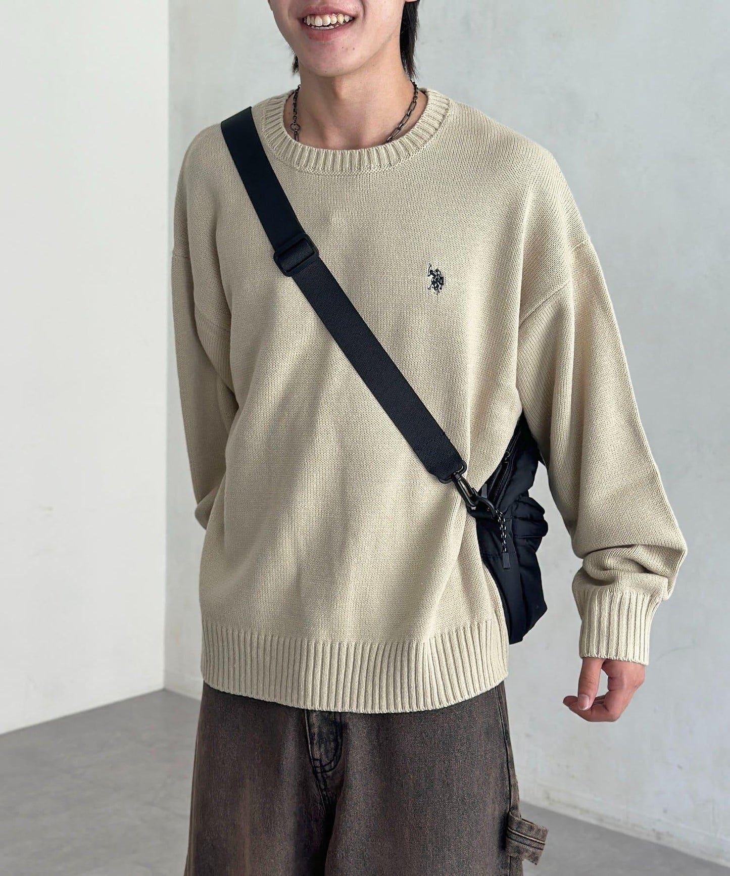 【U.S. POLO ASSN.】圓領針織衫