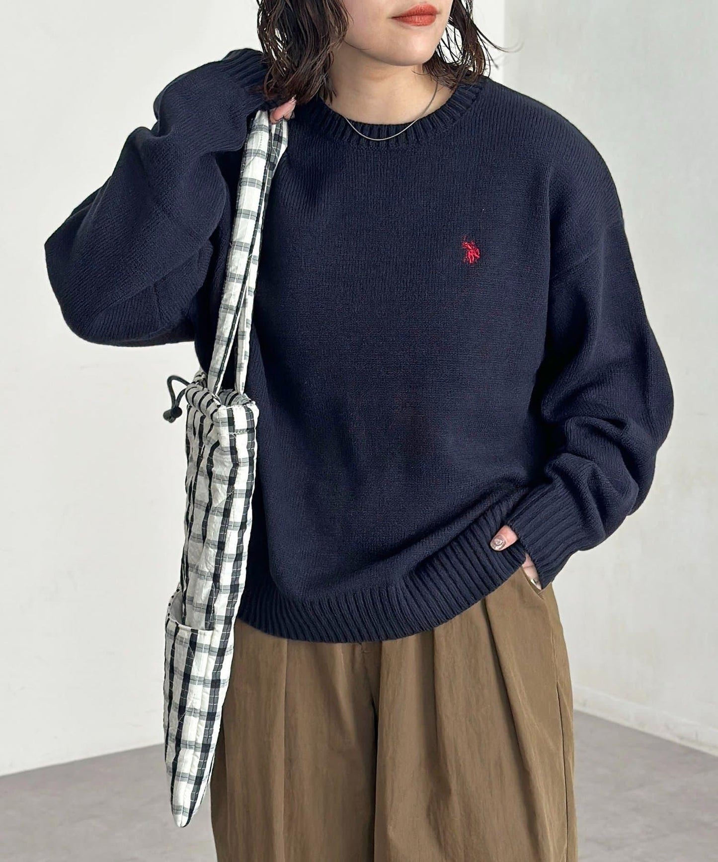 【U.S. POLO ASSN.】圓領針織衫