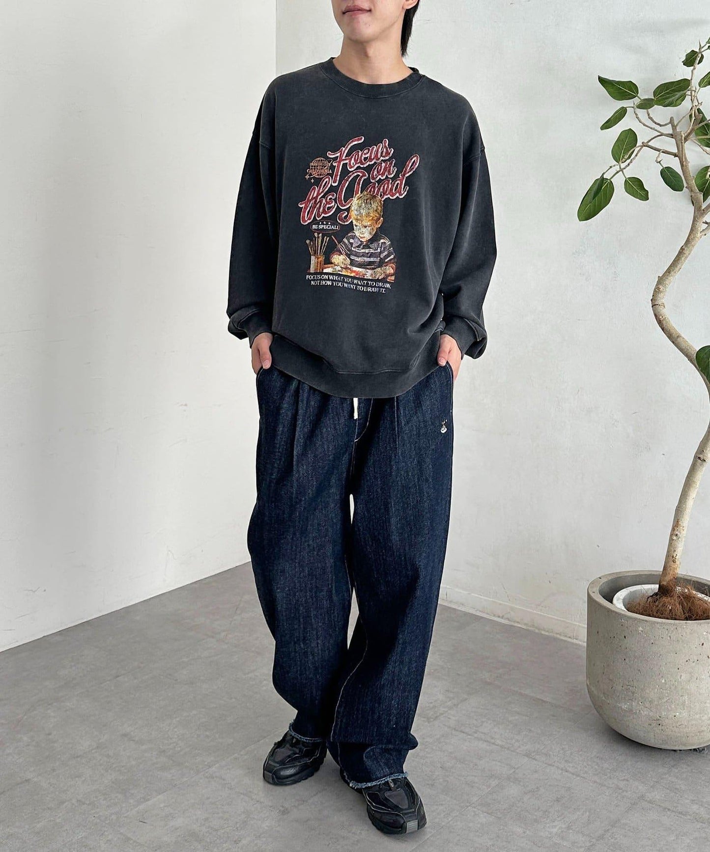 粉末工藝復古風衛衣
