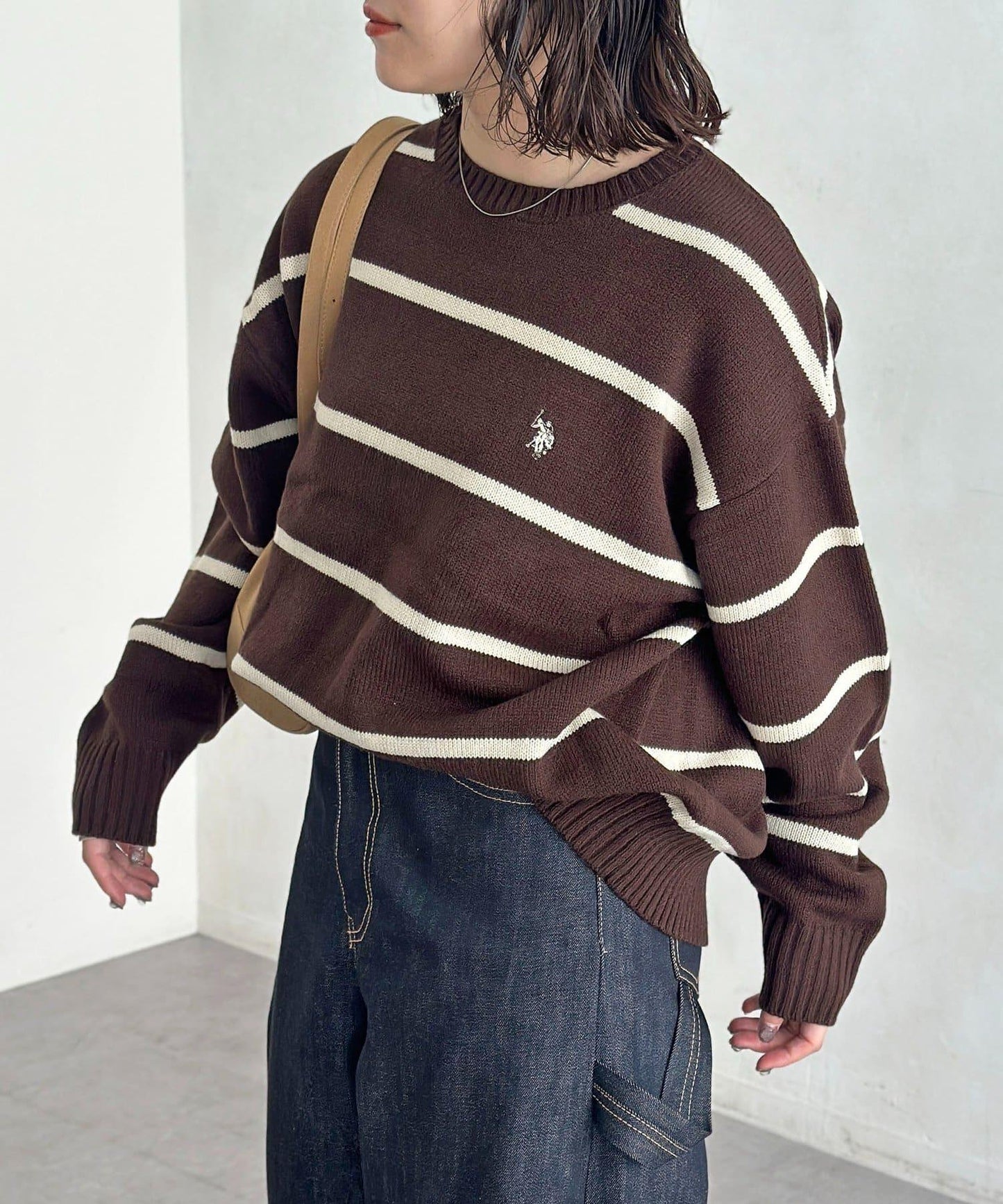 【U.S. POLO ASSN.】圓領針織衫