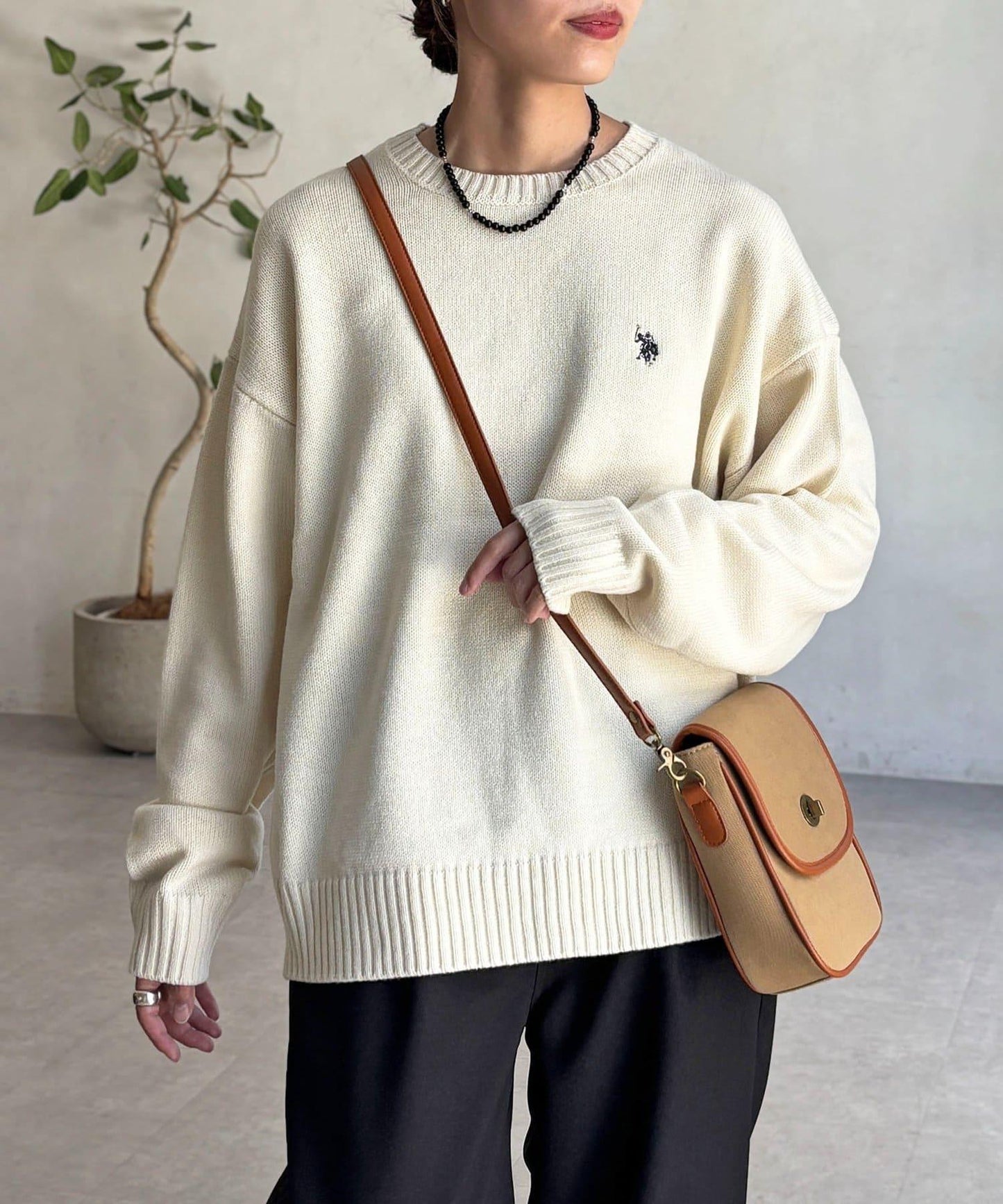 【U.S. POLO ASSN.】圓領針織衫