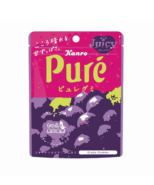 Pure果汁軟糖（葡萄味）56g