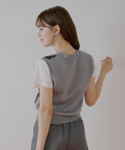 【Chico】アーガイルルーズベストセット