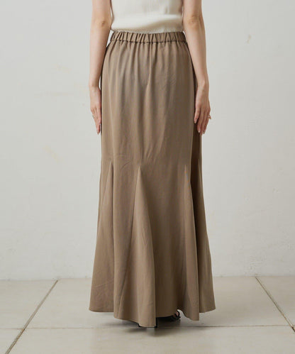 纖維素褶皺半身裙