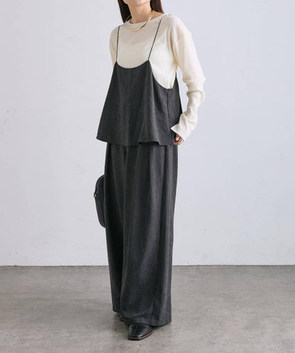 【復刻】尼龍網紗天鵝絨圓領長袖T恤